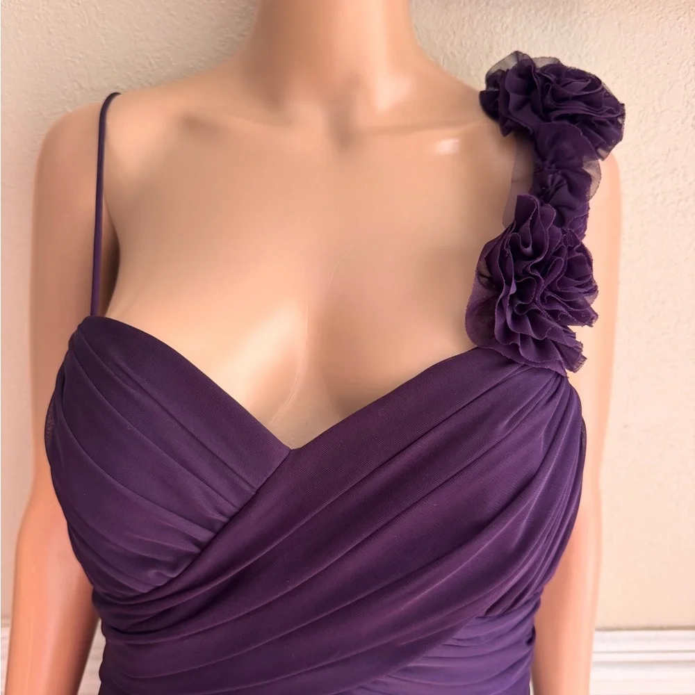Betsy Adam’s Elegant Purple Evening Gown size 10 used - Picture 4 of 9